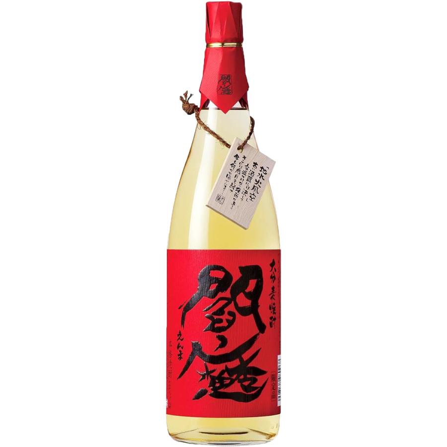 大分県 老松酒造 赤閻魔（えんま） 樽熟成麦焼酎 25度 1.8L 1本（Yahoo!・リカーBOSS 2号店）