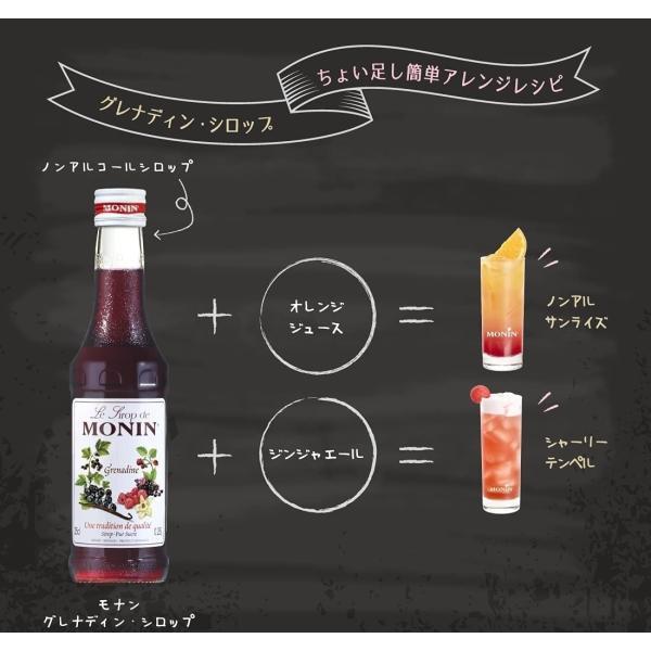 MONIN（モナン） ケース販売 送料無料 グレナディン・シロップ 700ml