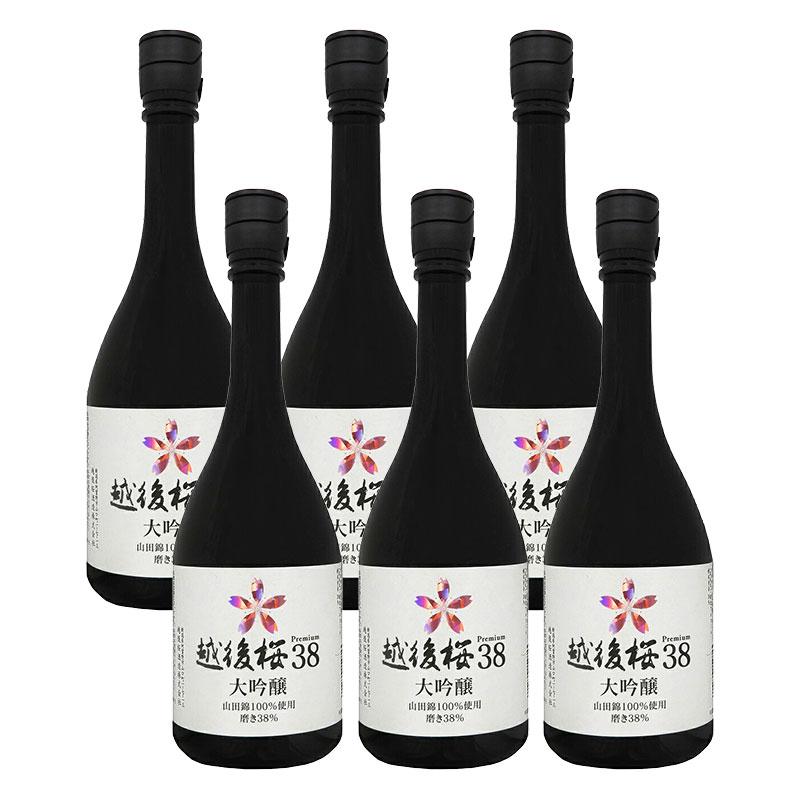 純米大吟醸　越後桜＆匠720ml 6本 小山本家 送料無料 小山本家酒造 越後桜 38 大吟醸 720ml×6本/1ケース