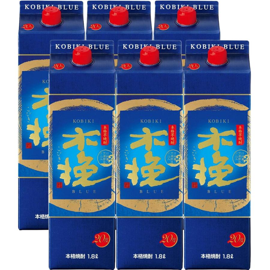 あすつく 送料無料 雲海酒造 木挽 BLUE ブルー 20度 パック 1800ml 1.8