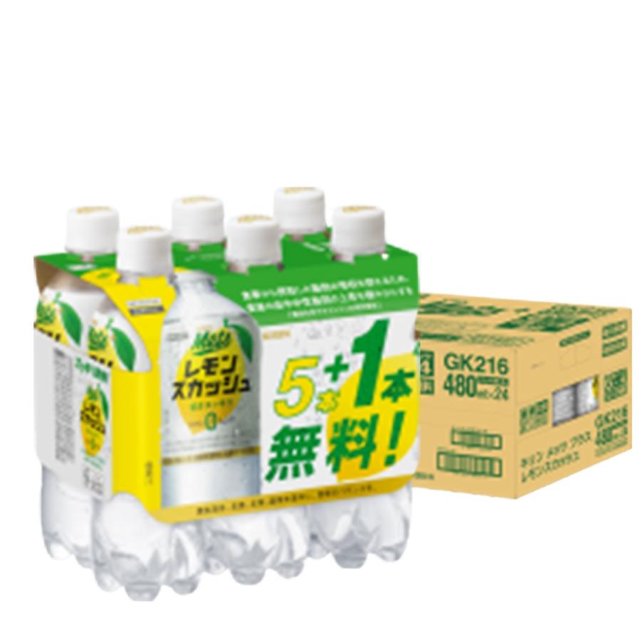 あすつく 送料無料 機能性表示食品 キリン メッツ プラス レモンスカッシュ 5本+おまけ1本 480ml×24本（Yahoo!・リカーBOSS 2号店）