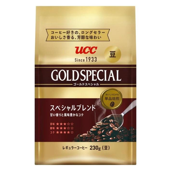 UCC 送料無料 炒り豆 ゴールドスペシャル スペシャルブレンド 230g×6個 【レギュラーコーヒー 豆】 : リカーBOSS 2号店 ...