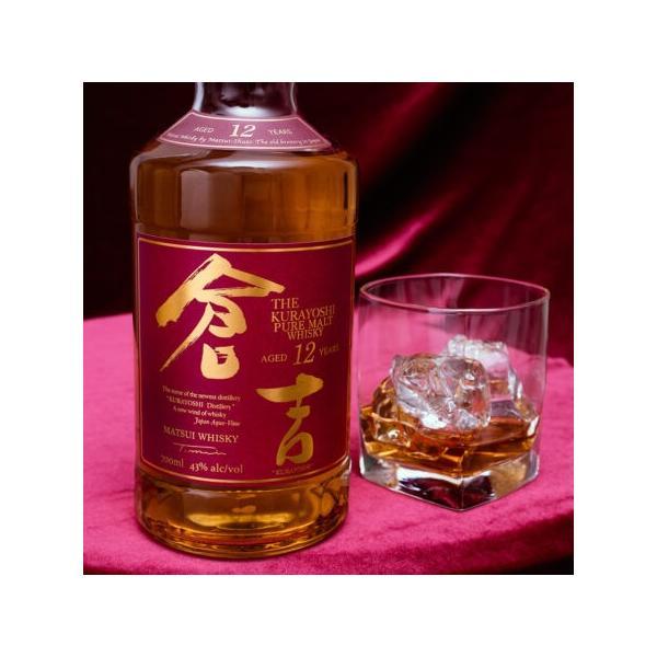 送料無料 松井酒造 マツイピュアモルトウイスキー 倉吉 12年 43度