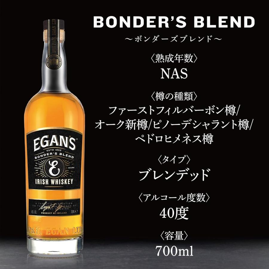 イーガンズ ボンダーズ ブレンド 40度 700ml 1本 : リカーBOSS 2号店