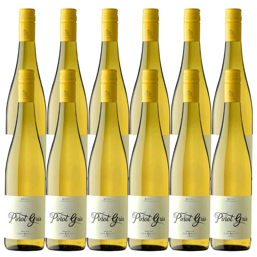 送料無料 ジャン・ビシェール アルザス ピノグリ 750ml 12本 白