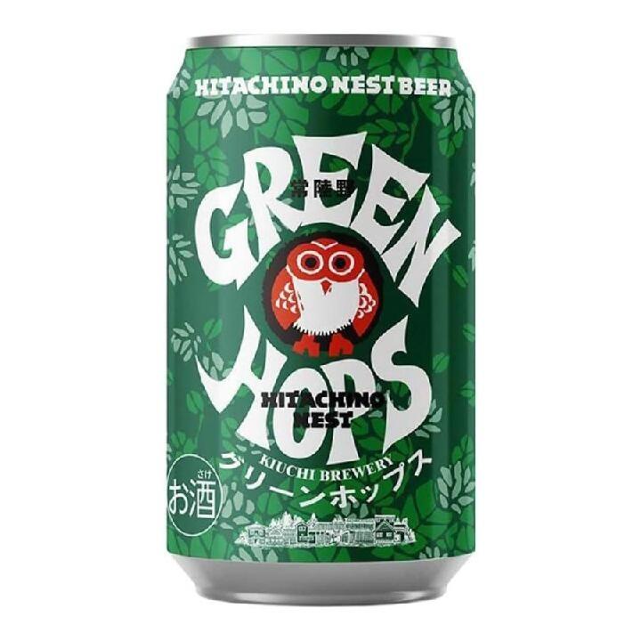送料無料 木内酒造 常陸野 グリーンホップス 缶 350ml×2ケース/48本