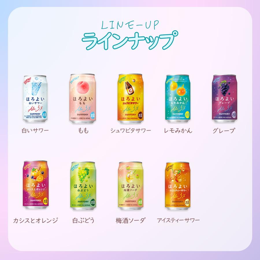 サントリー ほろよい あすつく よりどり 送料無料 350ml缶×48本 2