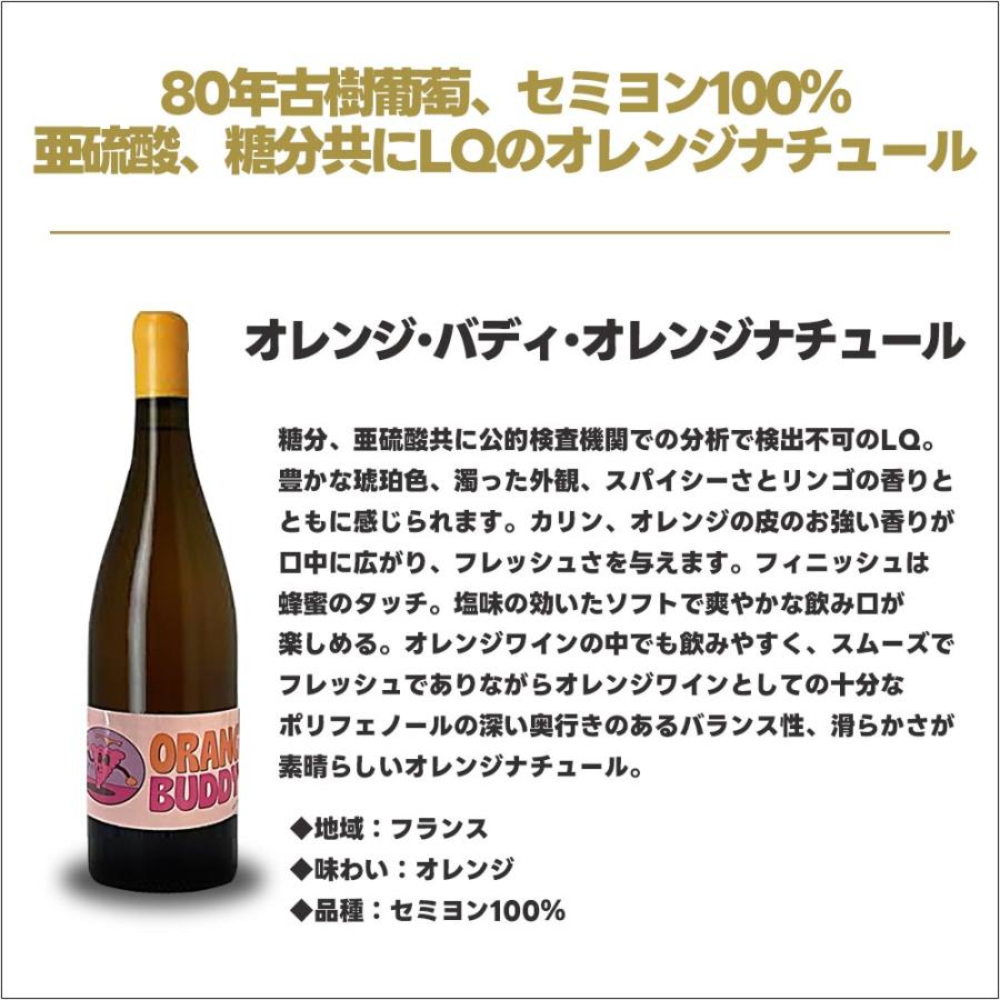 あすつく 送料無料 ナチュール オレンジワインセット 750ml×6本
