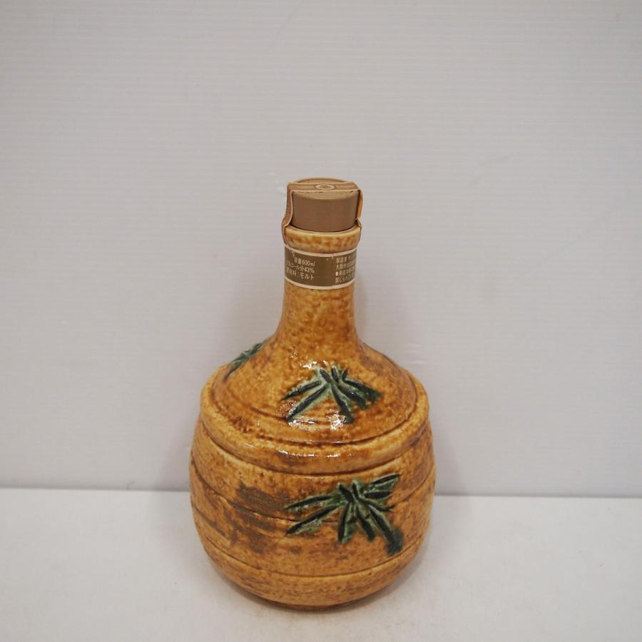 完売御礼/古酒】サントリー ウイスキー 山崎 黄瀬戸竹文徳利瓶 完売御礼/古酒】サントリー ウイスキー 山崎 黄瀬戸竹文徳利瓶