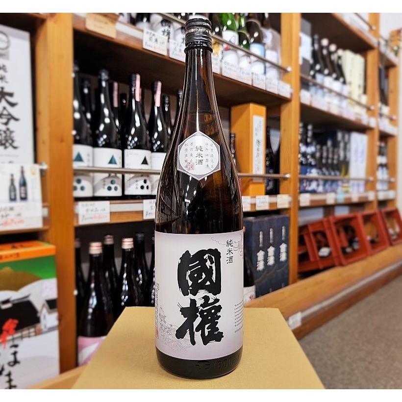 日本酒 国権 純米酒 1.8L 15.5度 福島県 南会津町 国権酒造 : リカー