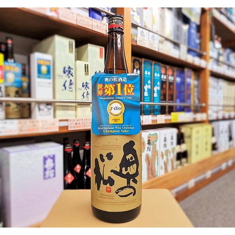 奥の松 日本酒 あだたら吟醸 1.8L 15度 福島県 二本松市 奥の松酒造