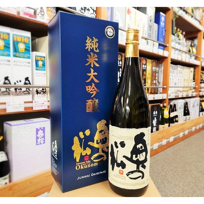 奥の松 日本酒 特撰純米大吟醸 1.8L15度 福島県 二本松市 奥の松酒造