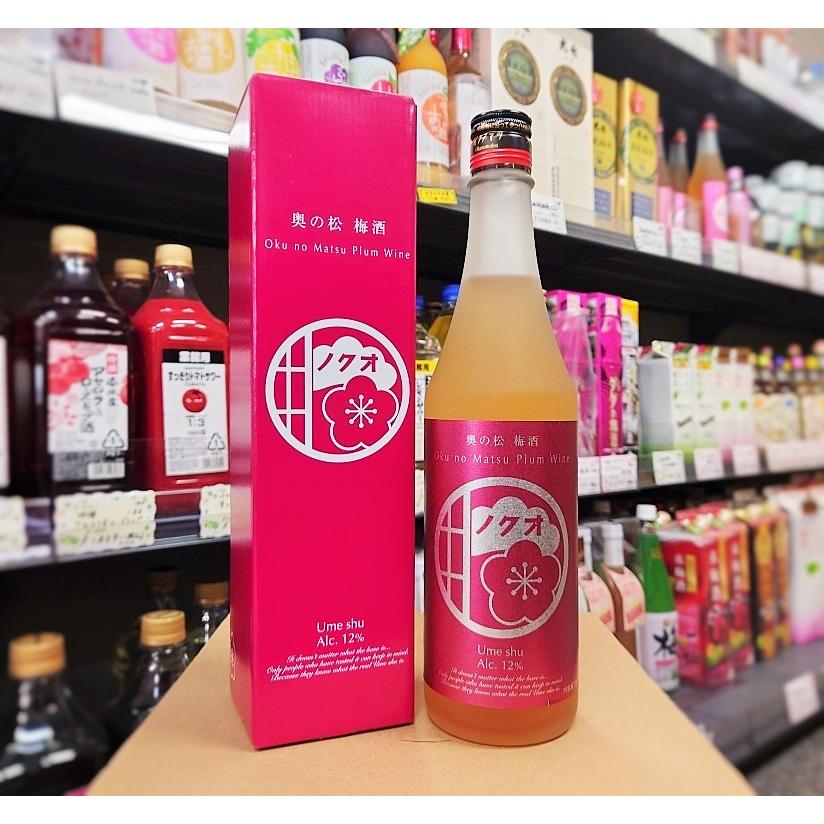 奥の松 リキュール 梅酒 720ml 12度 箱入り 福島県 二本松市 奥の松