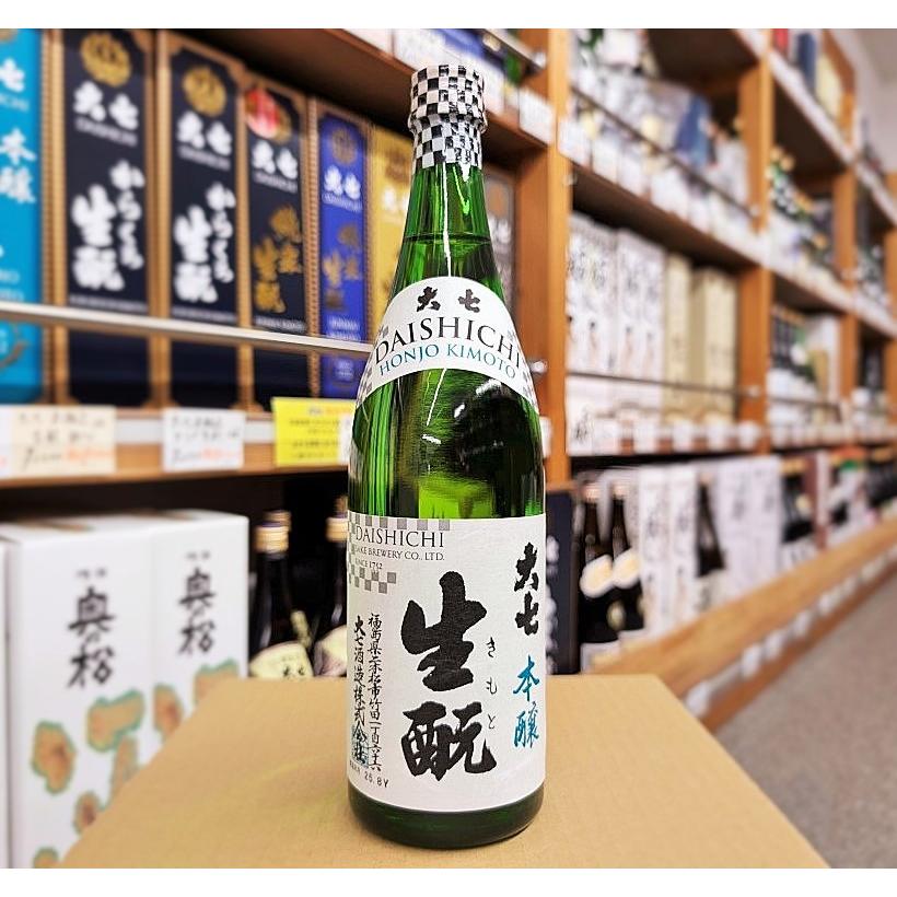 大七 日本酒 本醸 生もと 箱入り 720ml 15度 福島県 二本松市 大七酒造
