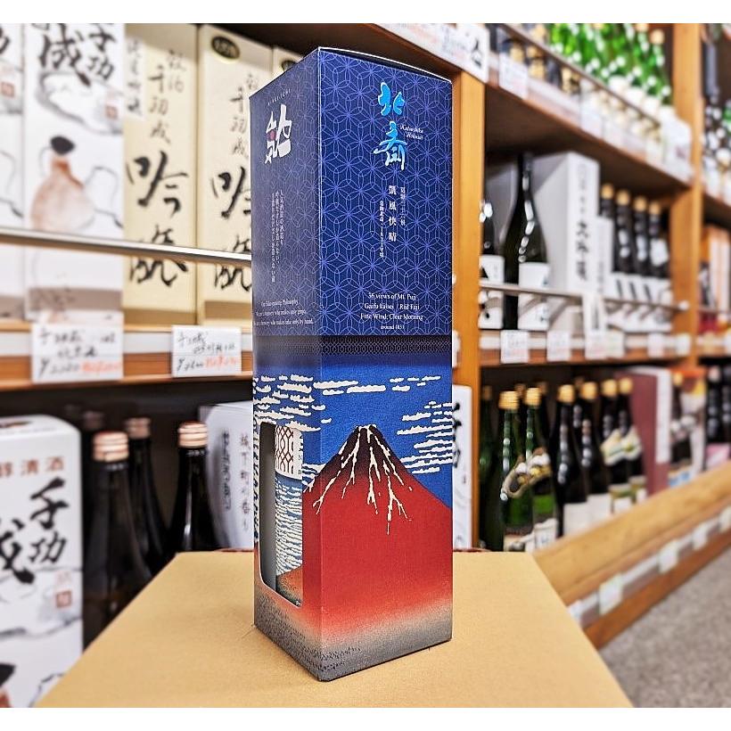 人気酒造 日本酒 人気一 北斎 赤富士純米大吟醸 720ml 15度 福島県