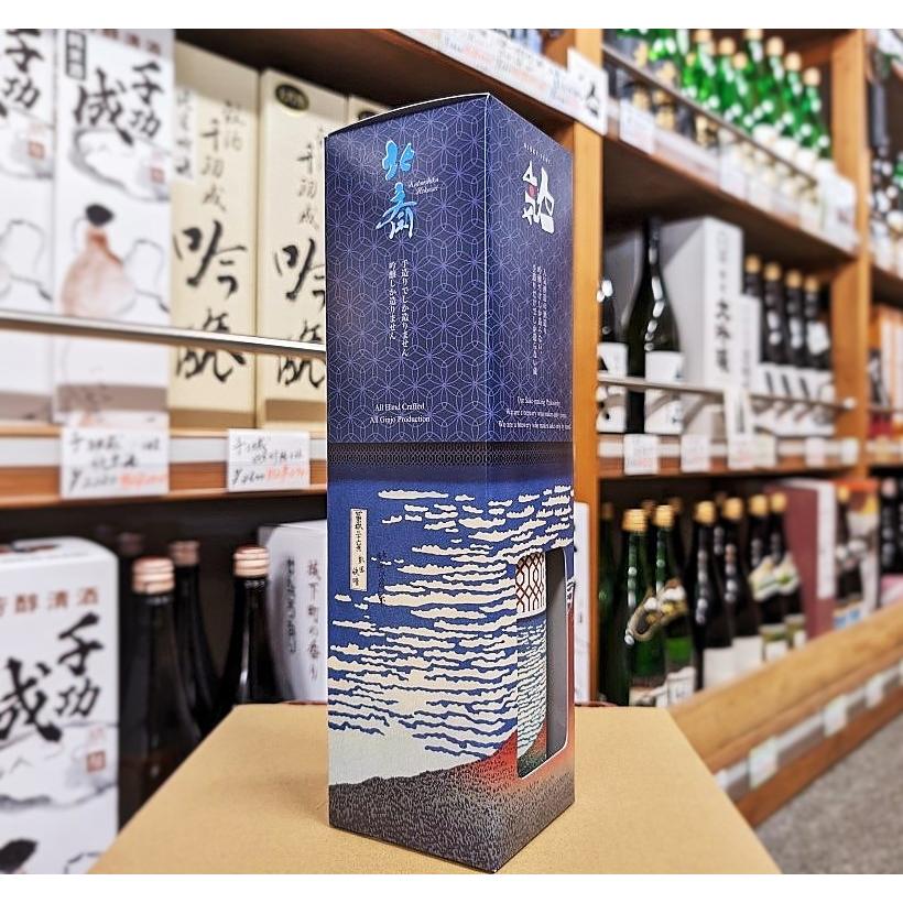 人気酒造 日本酒 人気一 北斎 赤富士純米大吟醸 720ml 15度 福島県