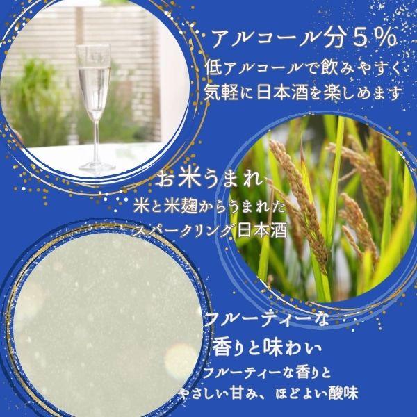 宝酒造 松竹梅 白壁蔵 澪 みお MIO スパークリング清酒 300ml瓶 1