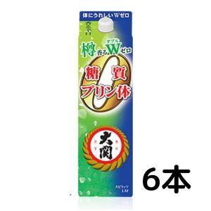 大関 樽香る 糖質プリン体Ｗゼロ 1.8L 1800ml パック 1ケース 6本 （1ケースで一個口の送料） 日本酒｜liquorisland