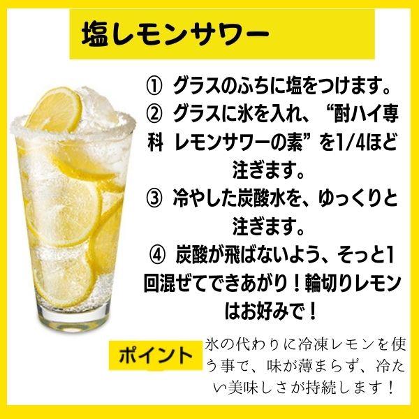 合同 酎ハイ専科 レモンサワーの素 25度 1.8L パック 1本 1800ml 合同酒精 送料無料｜liquorisland｜07