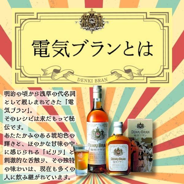 合同酒精 電気ブラン 30度 720ml 瓶 1本 DENKI BRAN リキュール