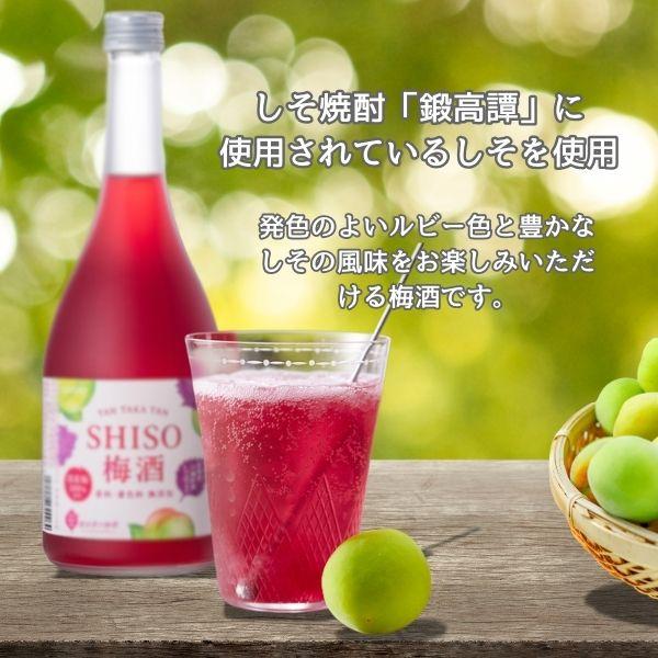 合同酒精 しそ梅酒 鍛高譚 TAN TAKA TAN SHISO 梅酒 12度 1.8L パック