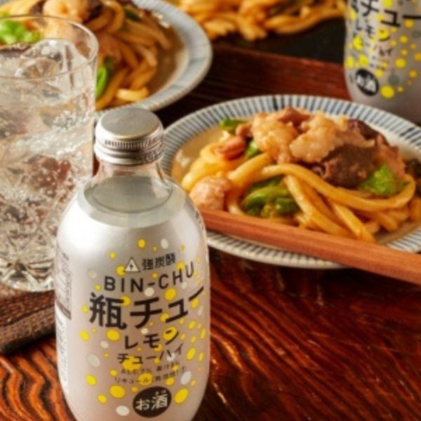 合同酒精 GODO 瓶チュー レモン 7％ 300ml 瓶 1本 強炭酸 チューハイ
