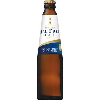 SUNTORY（サントリー） オールフリー 334ml小瓶 1ケース（30本入り） 「ノンアルコール・ビールテイスト飲料」 : リカー ...
