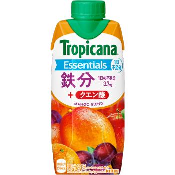 キリン トロピカーナ エッセンシャルズ 鉄分 330ml LLプリズマ紙パック 1ケース 12本 栄養果実飲料 キリンビバレッジ 送料無料｜liquorisland｜02