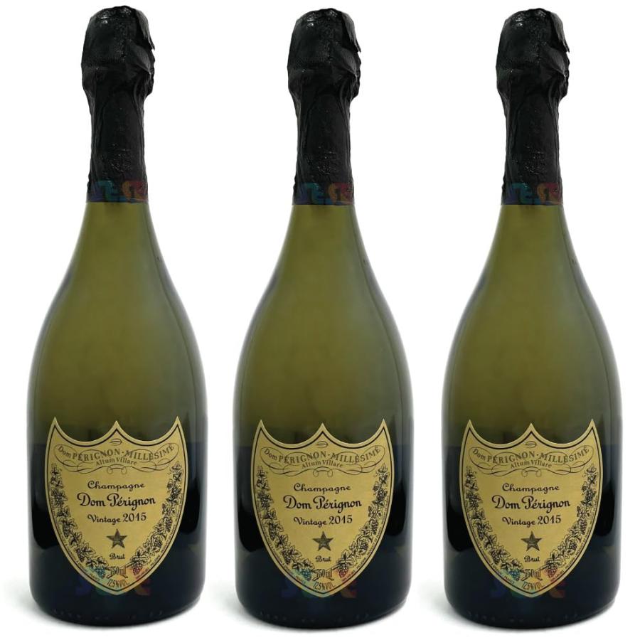ドンペリニヨン 正規品 白 750ml 3本セット / シャンパン