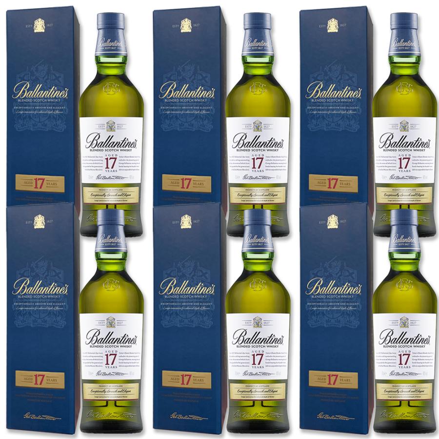 Ballantine's 正規品 バランタイン 17年 700ml 6本セット 40度 ブレン