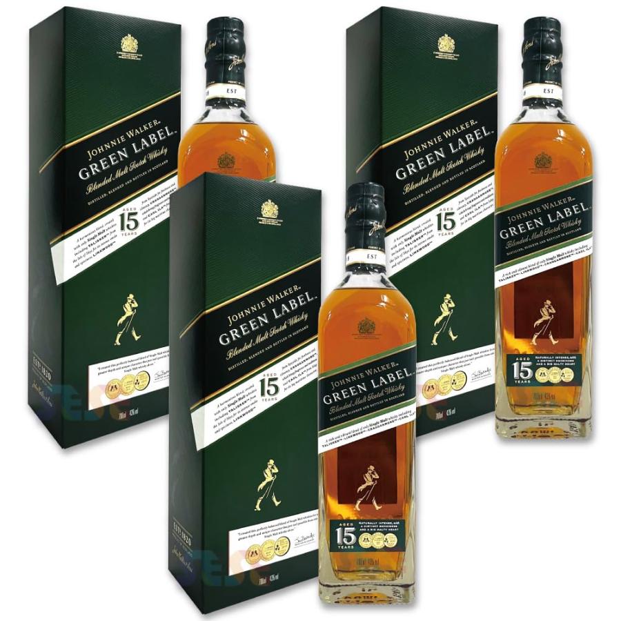 ジョニーウォーカー（JOHNNIE WALKER） 正規品 グリーンラベル 15年