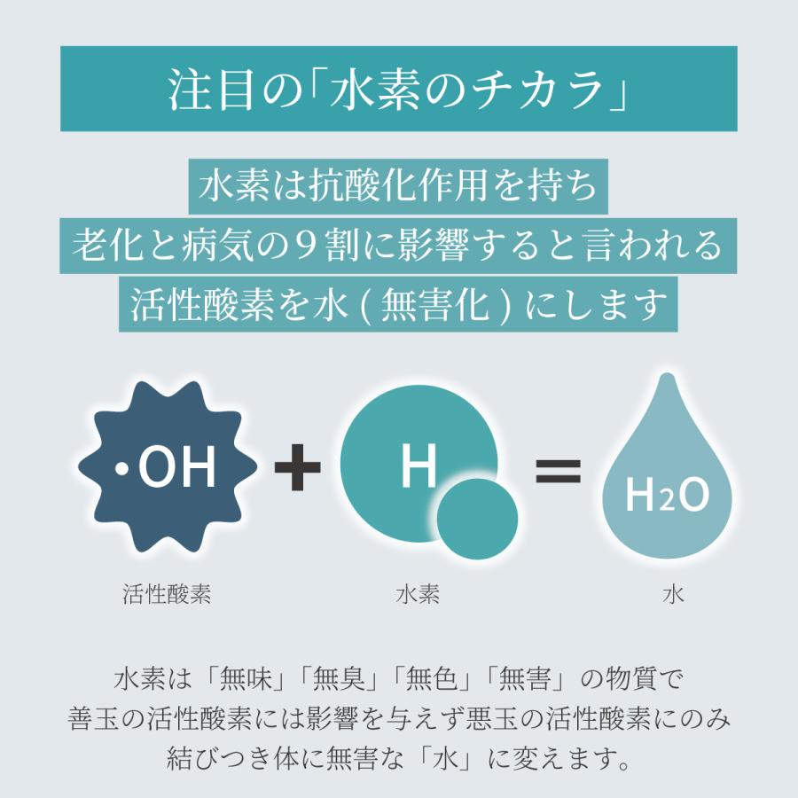 水素吸入器 アリビオ 水素吸引器 水素ガス 水素吸入 水素生成器 小型 コンパクト ポータブル 持ち運び 充電式 純水素ガス alivio H 家庭用｜liquramo｜05