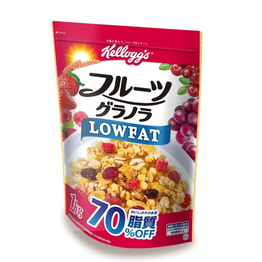 フルーツグラノラ ケロッグ フルーツグラノラローファット 1kg×2