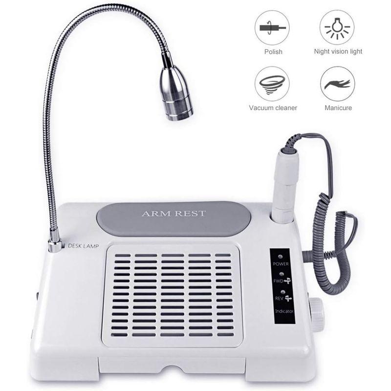 Biutee ネイルマシン 3 in 1 LED ランプ 電動ネイルドリル ネイルダスト集塵機 多機能 65W 電気ネイルマシン ネイルマシ LED 電動ネイルドリル ネイルマシン in ランプ ネイルダスト集塵機 多機能 65W 電気ネイルマシン ネイルマシ IN