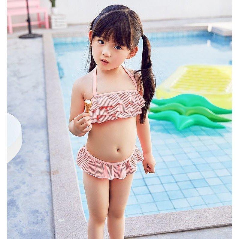 新品】90サイズ ビキニ くすみピンク ♡花柄♡ プール 海 | fpac.com.br