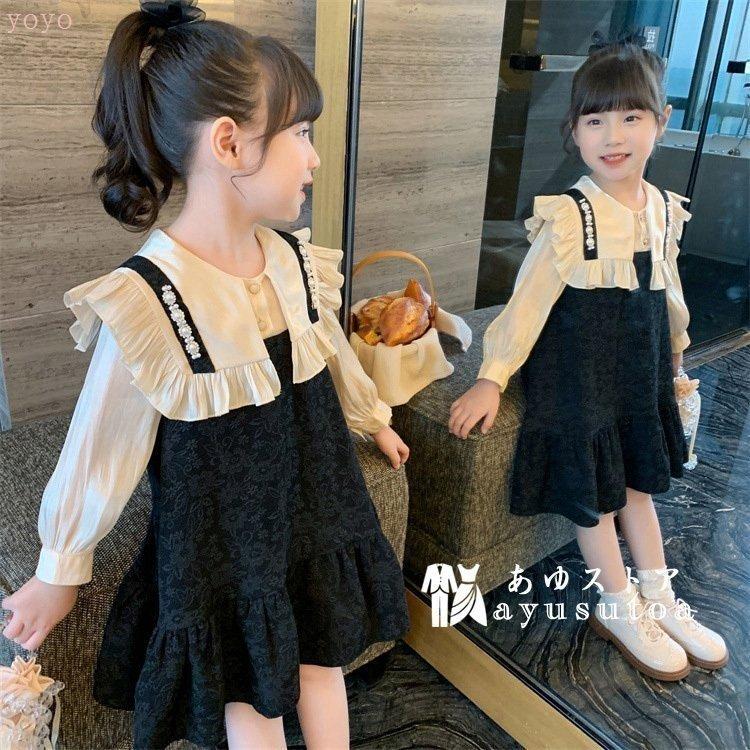 子供服 ワンピース 女の子 フォーマル ワンピース 入園式 卒園式 ワンピ 学院風 長袖ワンピ 誕生日 結婚式 発表会 おしゃれ 春 秋 90cm 160cm 58nu9twbh0 Godawaripowerispat Com