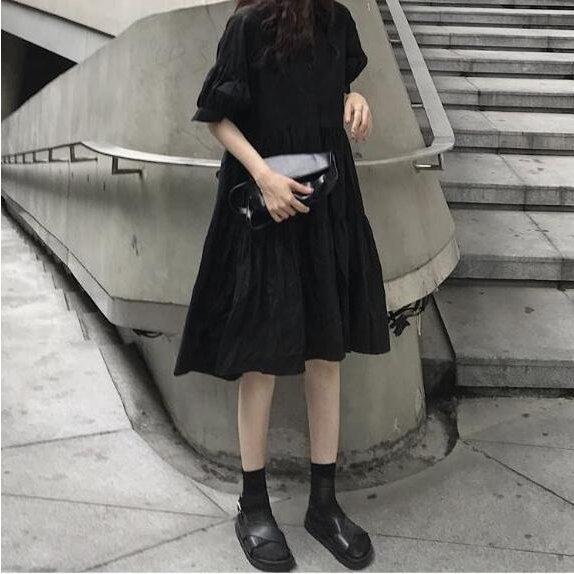 シャツワンピース レディース 40代 キレイめ 膝丈ワンピース 春夏 半袖ワンピース 黒 フレアスカート シャツワンピ おしゃれ 韓国風 ゆったり 大人可愛い30代 Qswitowj3r Www Swayzecrazies Com