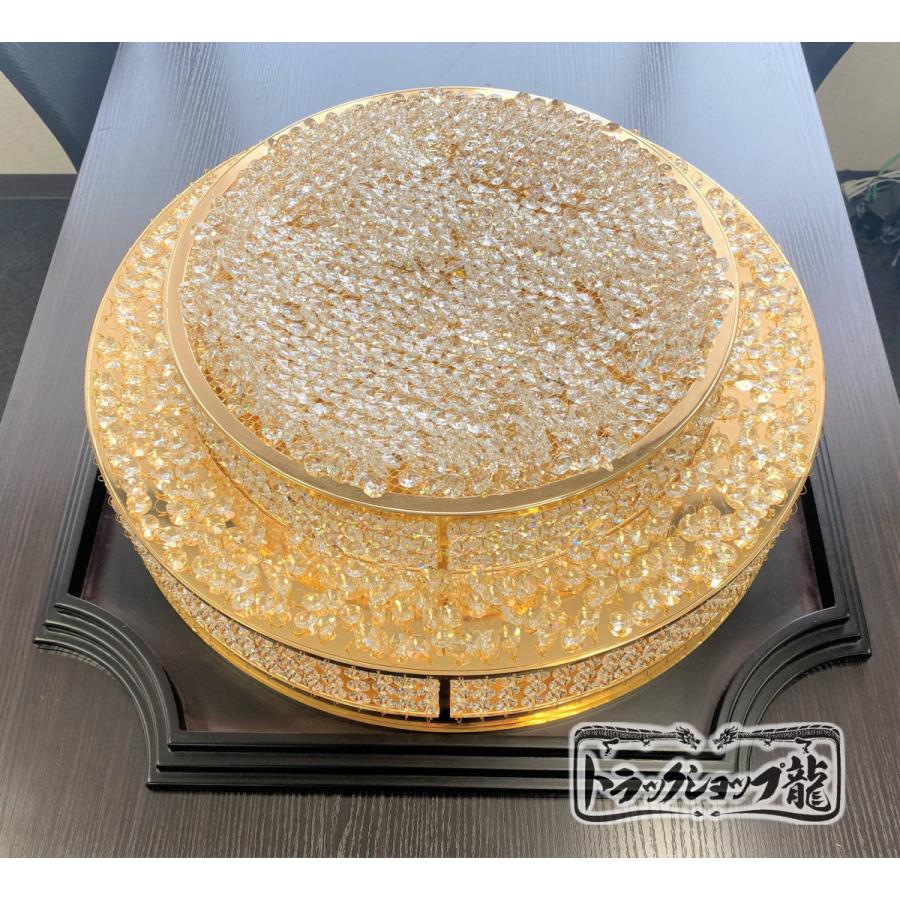 高品質 ケーキ型 シャンデリア 60cm フルゴールドメッキ オクタゴン16