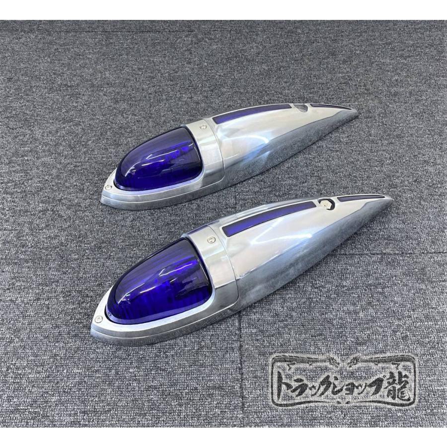 新品即納！色染めガラス ナマズマーカー 交換レンズ 瑠璃色 2個セット