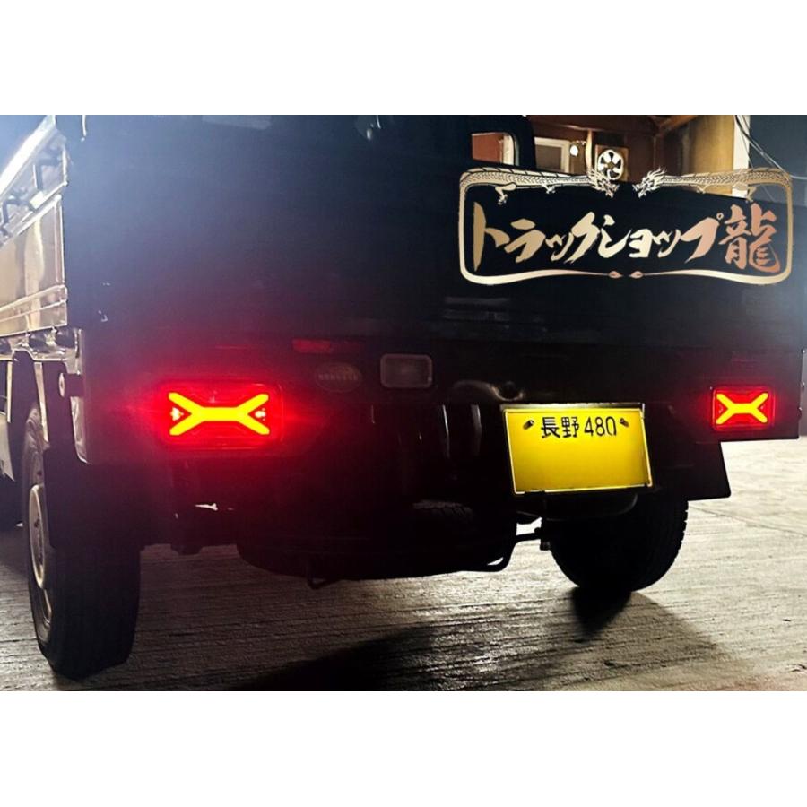 オリジナル LEDテールランプ 左右セット ウインカー点滅タイプ H25.8〜 スズキ キャリー スーパーキャリー DA16T K0206Sの画像