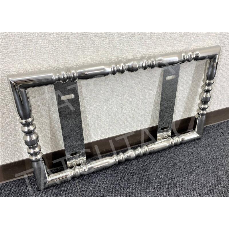 オリジナル商品 絞りパイプナンバー枠 (大)ステンレス製 Φ32 絞り