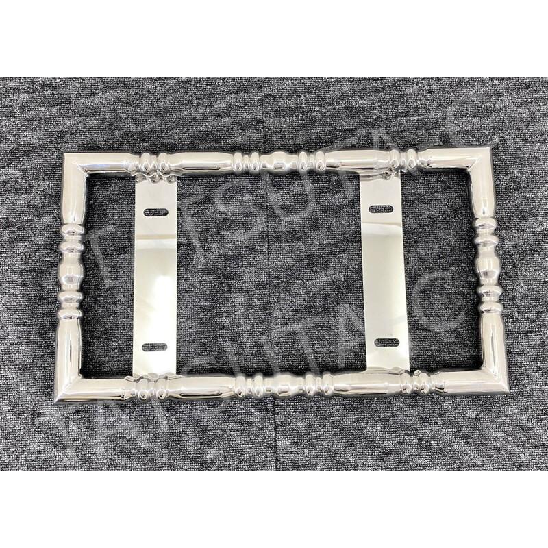 オリジナル商品 絞りパイプナンバー枠 (大)ステンレス製 Φ32 絞り