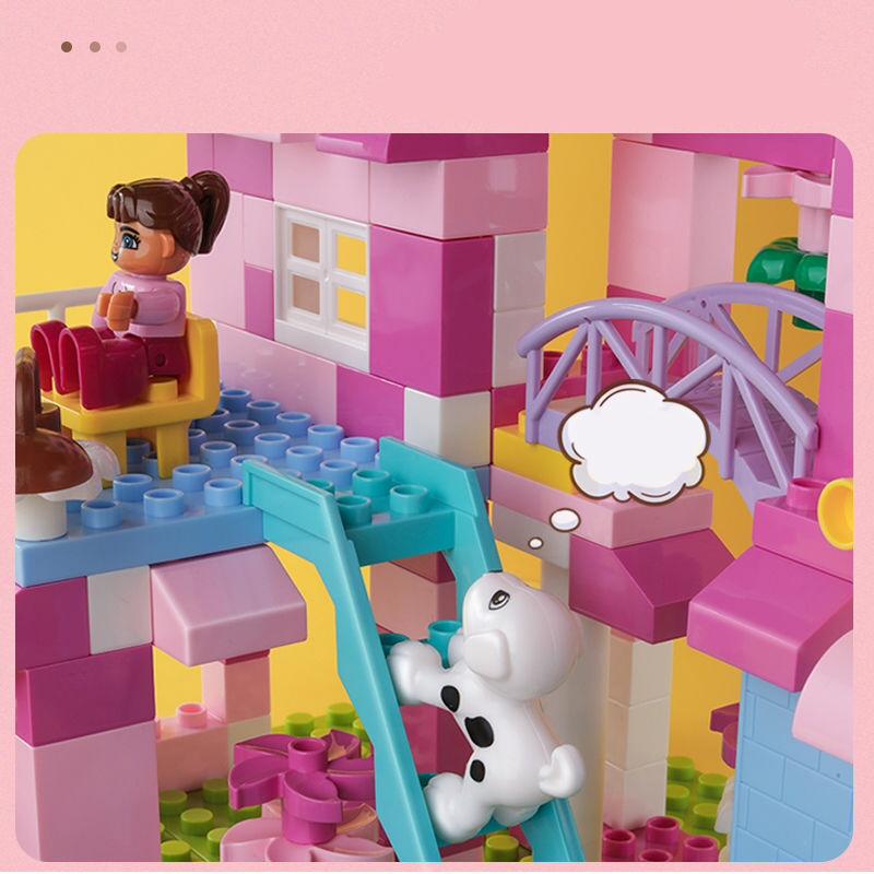 ブロック おもちゃ プリンセス キャッスル お城 レゴ 互換 LEGO 女の子 知育 教材 クリスマスプレゼント 240pcs  互換品 組立品 こどものおもちゃ 想像力｜lisshop｜03