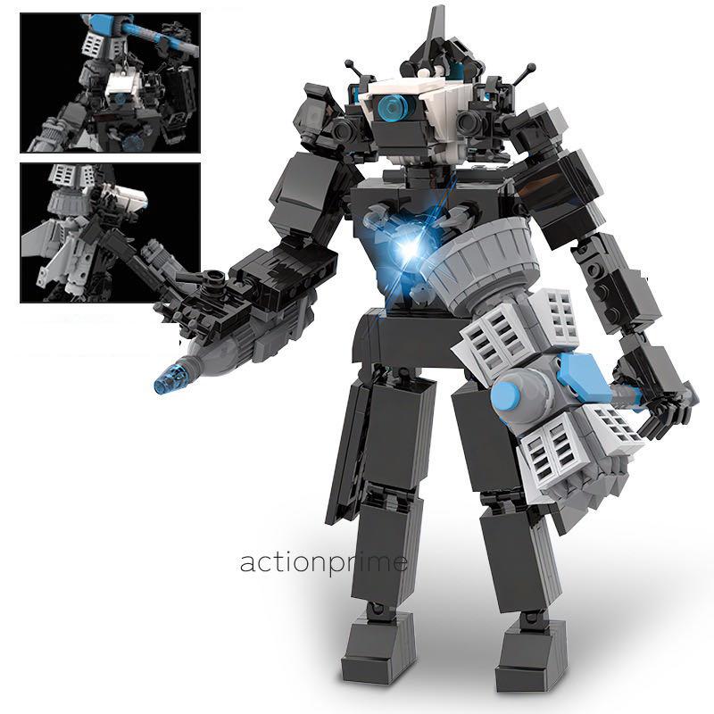 2点セット スキビディトイレ Skibidi Toilet ブロック ゲーム タイタン