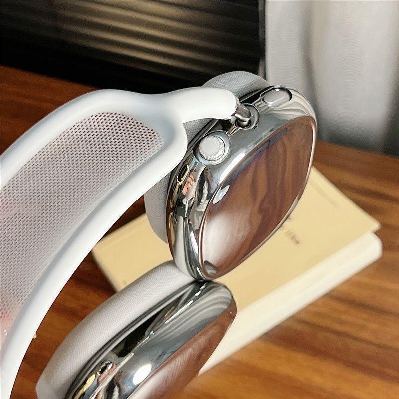 AirPods Max 金属 シルバー ケース カバー シリコン イヤー AirPods Max 金属 シルバー ケース カバー シリコン イヤー