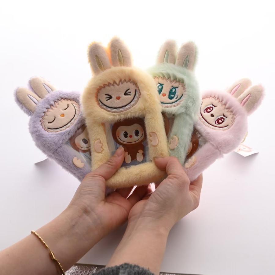 パスケース ラブブ マスコット付き ICカードケース 定期入れ