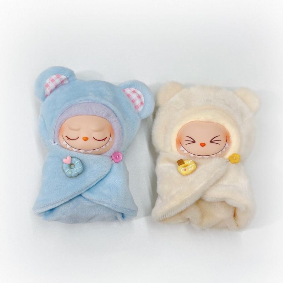 labubu 服 購入前コメント必須 Labubu ぬいぐるみ 衣装 ブランケット風 ドール服 くま うさぎ