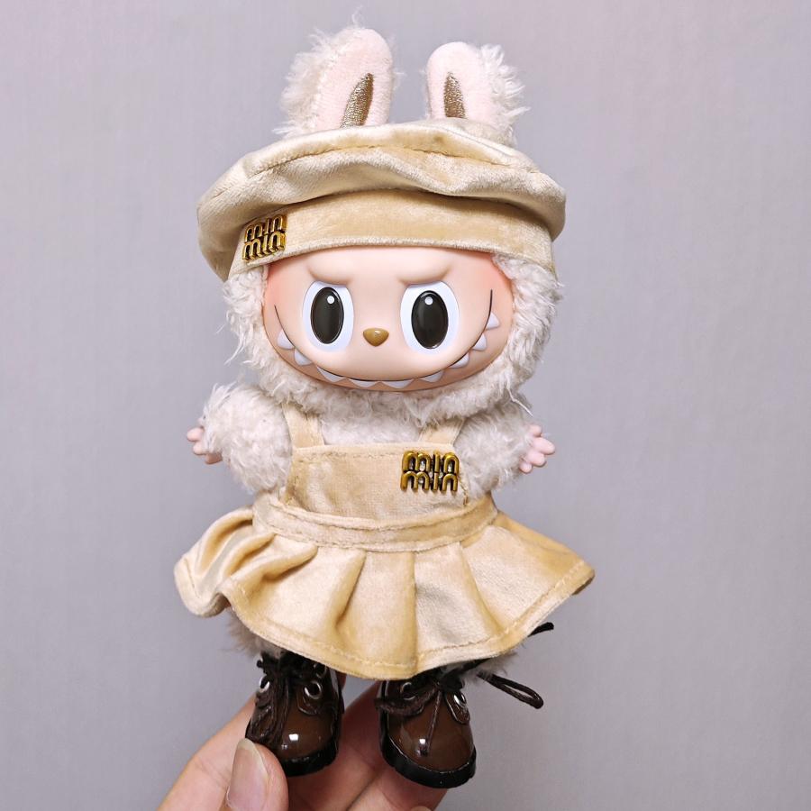 LABUBU ラブブ 4点セット ぬいぐるみ用服 洋服 ぬい服