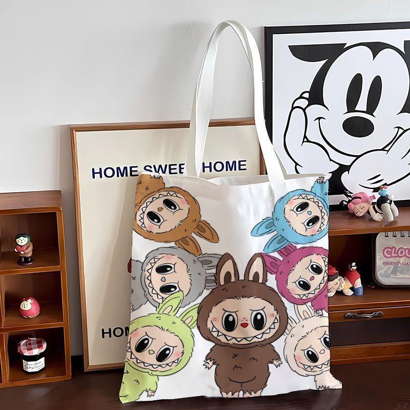ラブブ風 バッグ レディース トートバッグ キャンバストートバッグ 