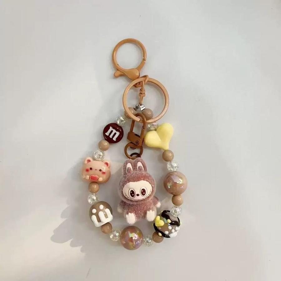 Labubu ビーズキーホルダー スマホストラップ スマホ